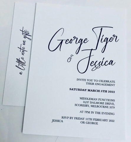 George Tiger & Jessica Engaged