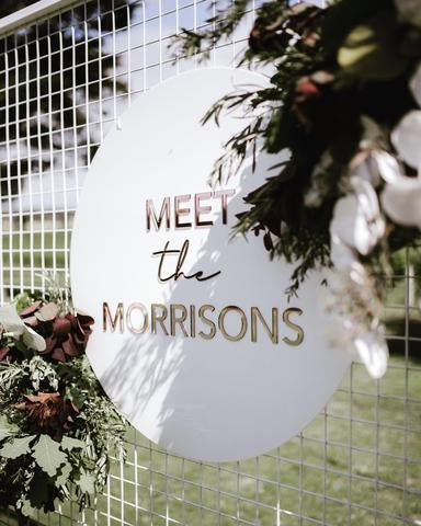 1DD.  Meet the Morrisons - Welcome Board