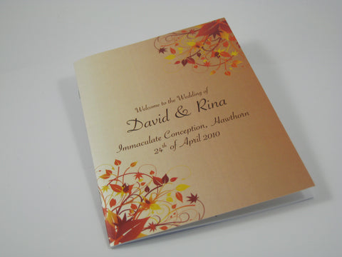 Autumn Bliss - Hymn Booklet