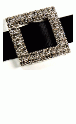Diamante Buckle Square Dual Layer 3.2cm X 3.2cm