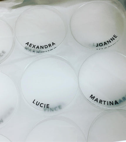 Frosted Acrylic Coasters