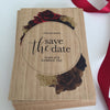 Wooden Save the Date to Florence
