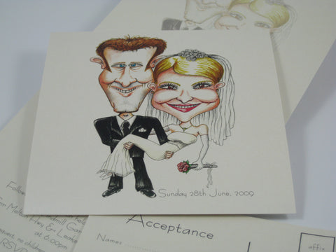 Caricature Married Couple