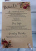 1L. Floral Wedding Invitation
