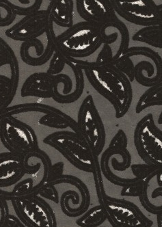 Black Flocked & Silver Print On Black 120gsm A4 Paper