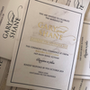 1Q.  Gary & Shane Foil Print Invitation