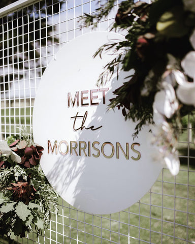 Meet The Morrisons - Acrylic