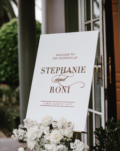 1C.   Stephanie & Roni - Welcome Board