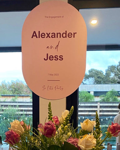 1C.  Alexander & Jess - Welcome Board