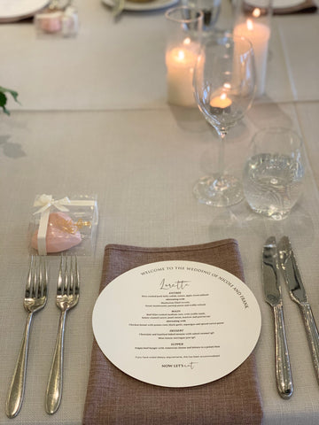 1G.  Circular Dinner Menus