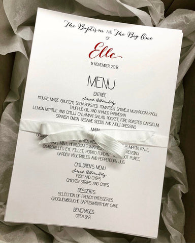 Menu Elle