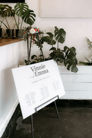 1J.  Vinnie & Emma - Seating Chart
