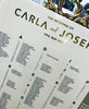 1J.  White Acrylic Seating Chart