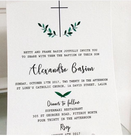 Alexandro’s Christening