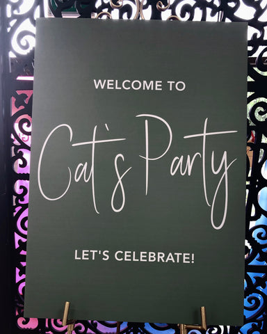 Kat’s Party Guest Board