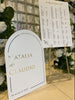 1A.  Natalia & Claudio - Arch Board
