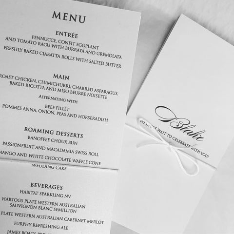 Dinner Menus