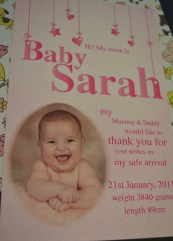 Baby Sarah's Arrival