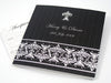 Black Pinstripe Damask - Wedding Invitation