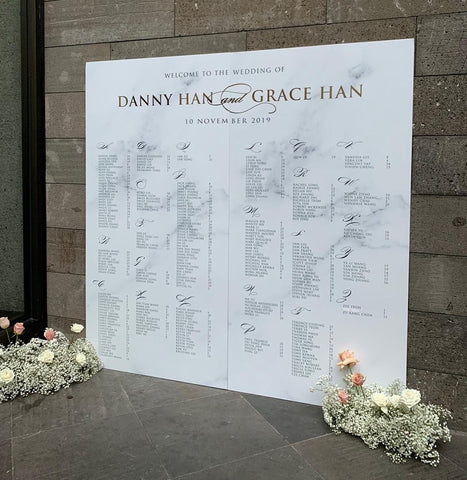 1L.  Danny & Grace - Seating Chart