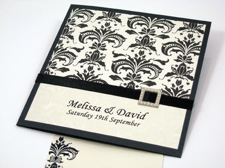 Formal Damask - Wedding Invitation