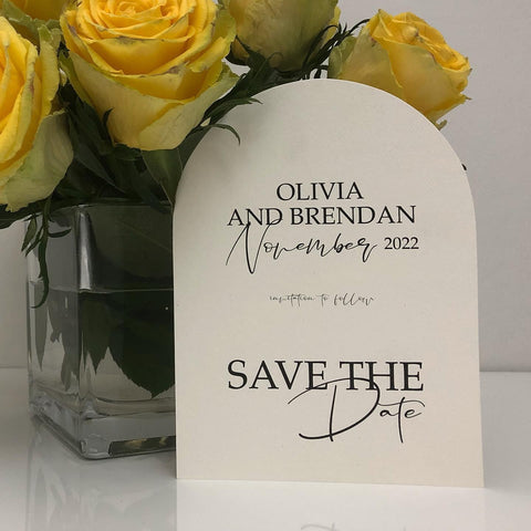 Olivia & Brendan Save the Date