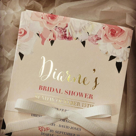 1B.  Diarne’s Bridal Shower Invitation