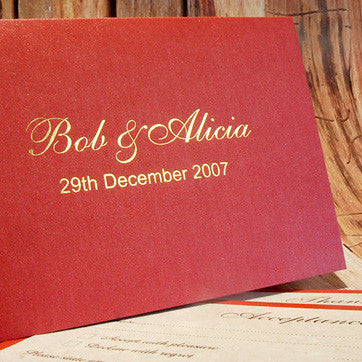 Golden Glamour - Wedding Invite