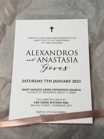 1.  Govas Christening Invitation