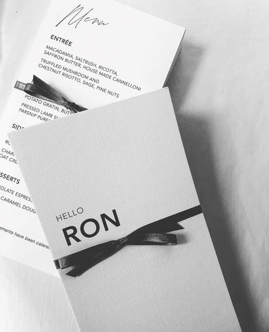 1H.  Menu - Hello Ron