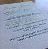 1d.  Indulgence - Letterpress & Foil Invitation