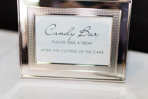 Candy Bar Sign