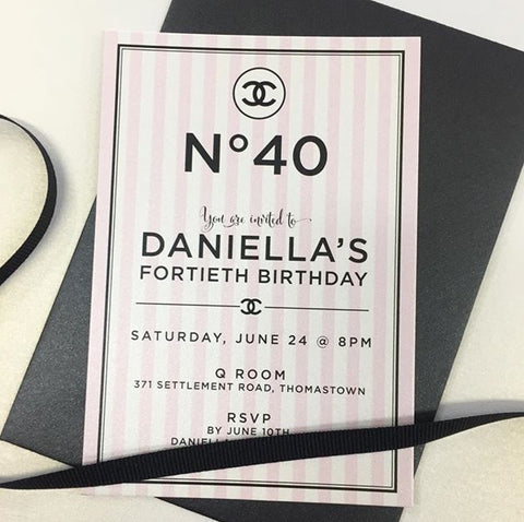 No 40 - Birthday Invitation