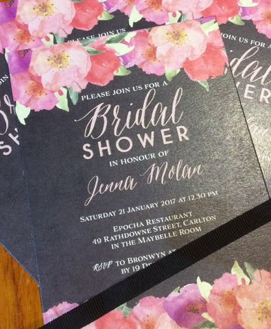 1E.  Jenna Bridal Shower Invitation