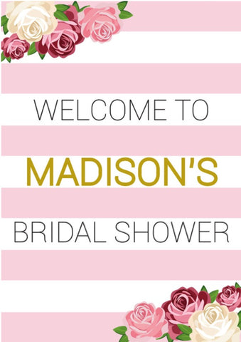 Bridal Shower Welcome Board