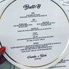 Round Menu with Foil Border