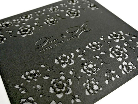 Laser Cut Floral Elegance