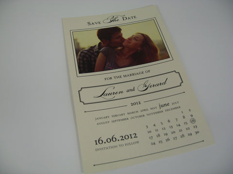 Wedding Calendar Style