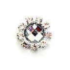 Round Small Diamante Cluster - Clear 0.8cm