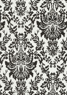 Black Flocked Damask 120gsm A4 Paper