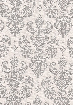Damask Foils Silver On Pearl 100gsm A4 Paper