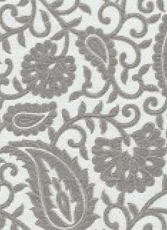 Chiffon Paisley Silver 120gsm A4 Paper