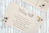 2A.  Simply Flowers Wedding Invitation