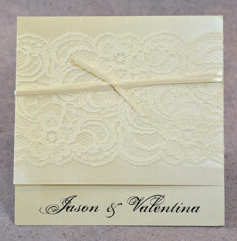 Snow Valentine -  Wedding Invitation