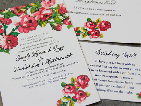 1G. Wedding in Eden Invitation