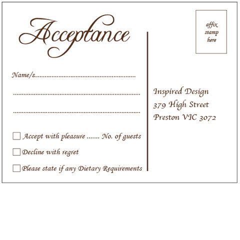 Classic Elegance - RSVP