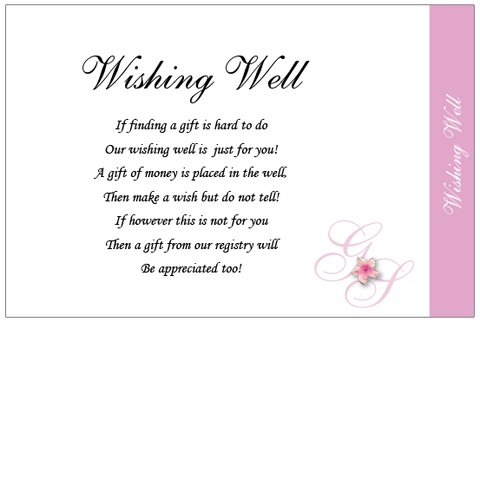 Crafty Tab With Flower Print - Wishing Well